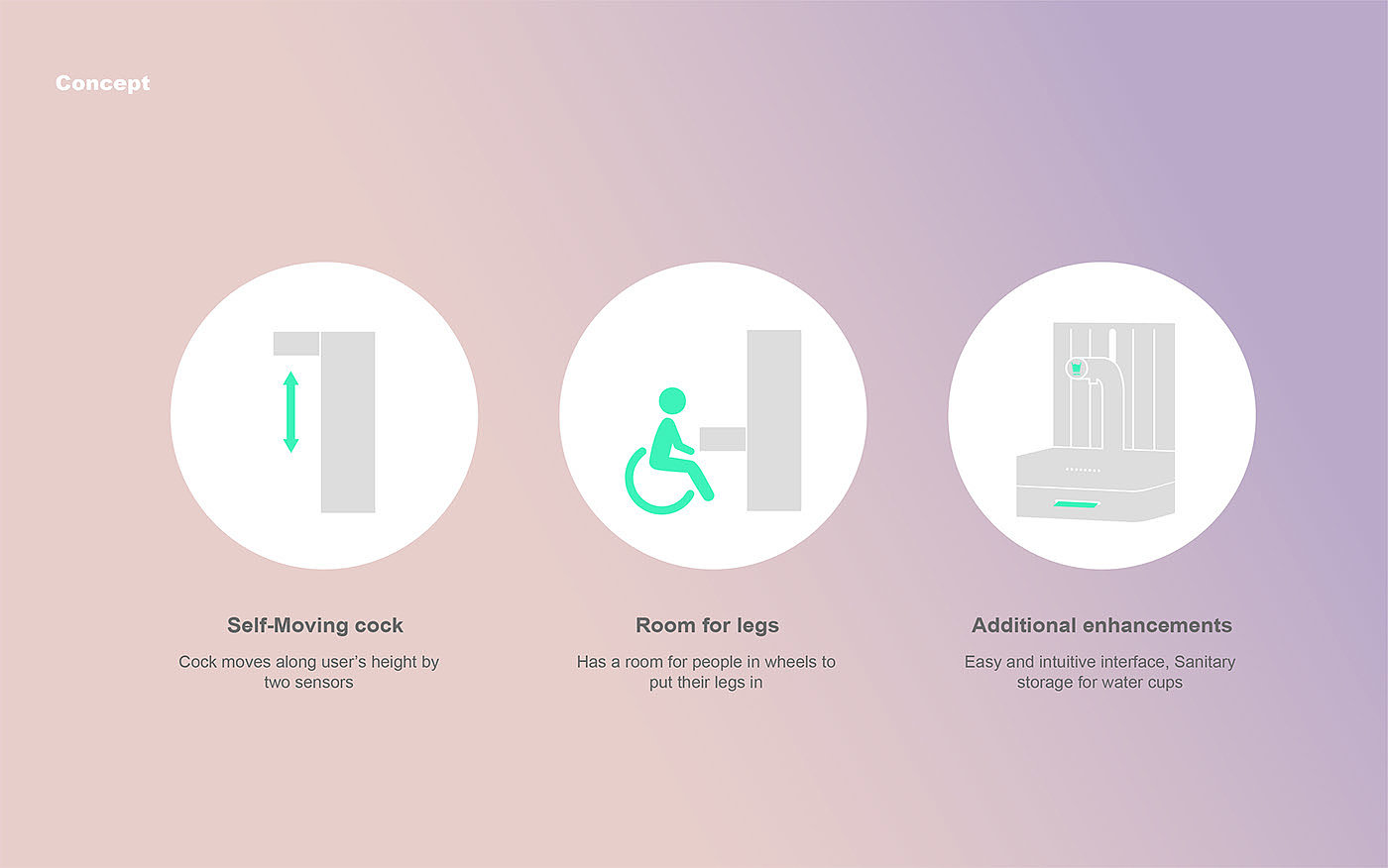 comfortable，User experience，Water dispenser，
