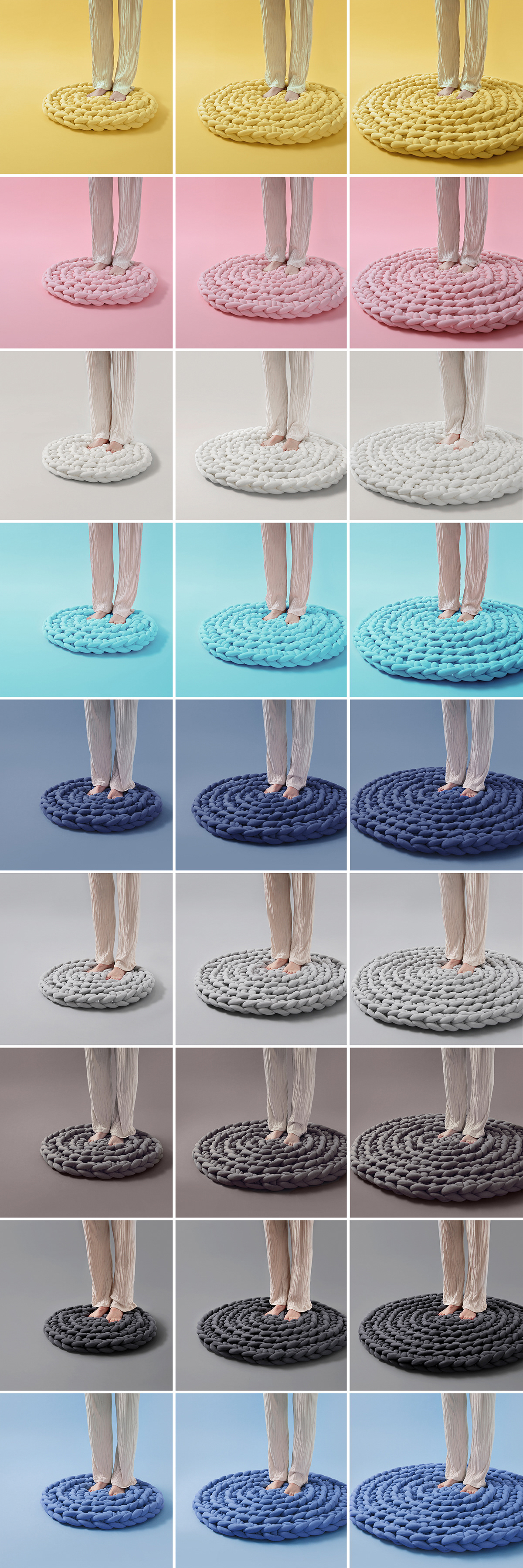 soft，handicraft，circular，carpet，