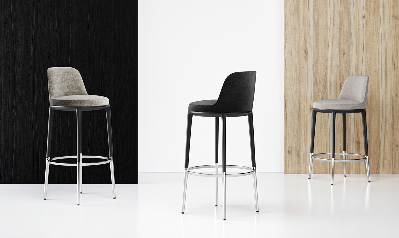 furniture，Italy，CGI rendering，chair，