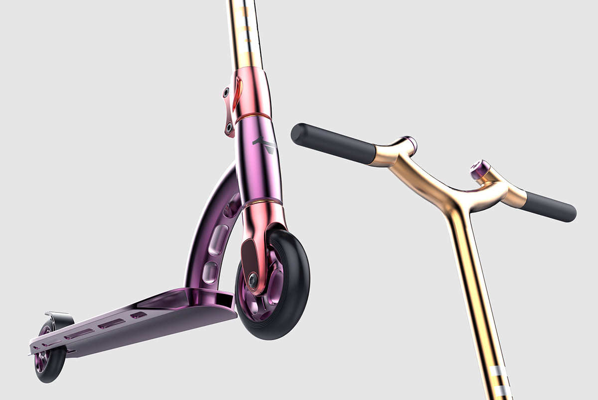 redbull极限滑板车