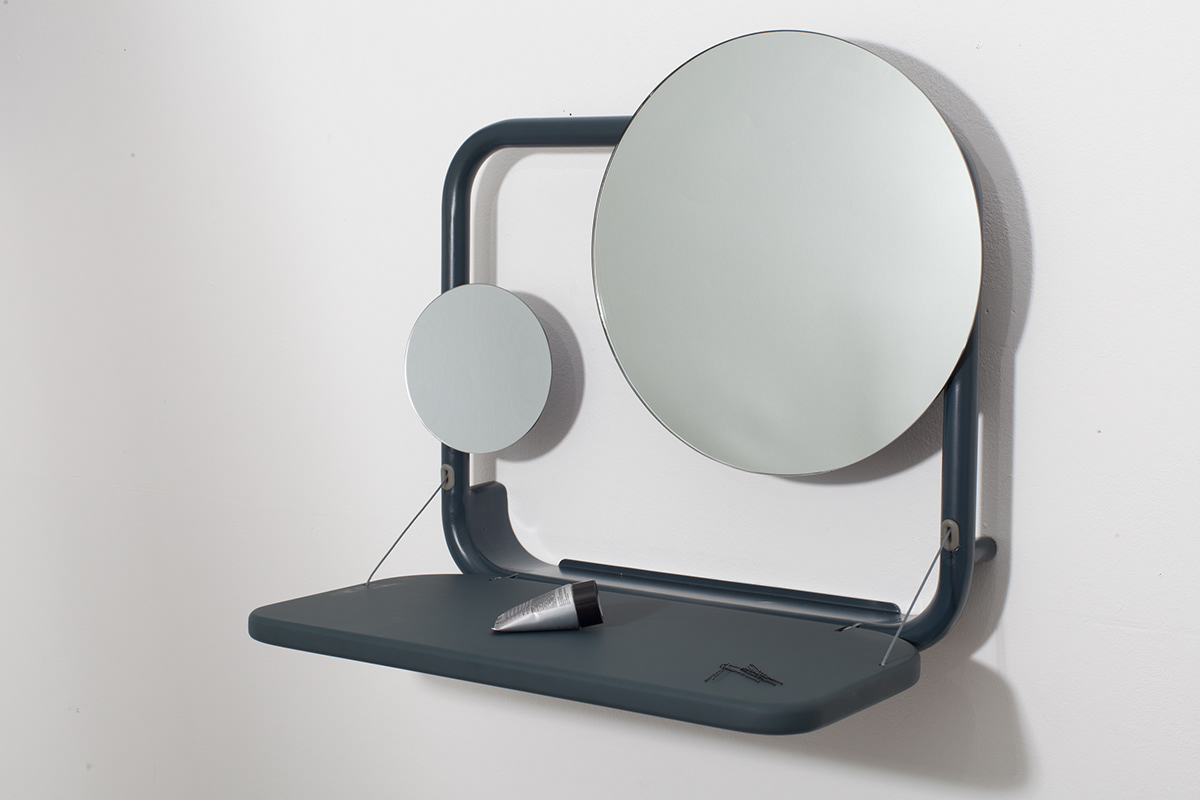 fold，Wall mounted cosmetic mirror，Pop-Up Mirror，mirror，