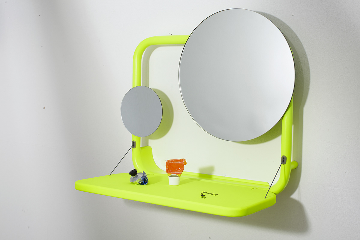 fold，Wall mounted cosmetic mirror，Pop-Up Mirror，mirror，
