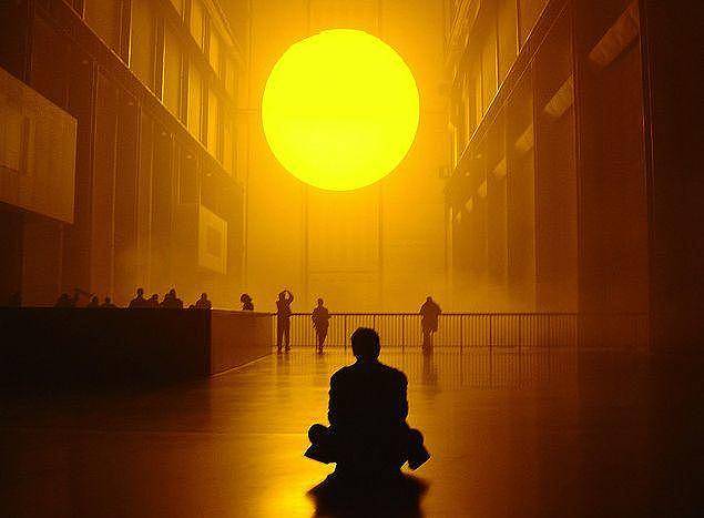 Ice clock，Solar lamp，Olafur Eliasson，yellow，Geometry，