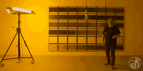 Ice clock，Solar lamp，Olafur Eliasson，yellow，Geometry，