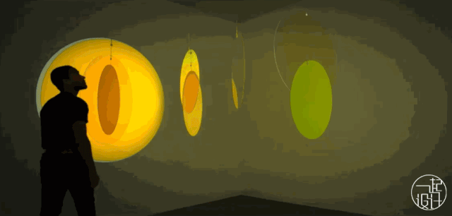 Ice clock，Solar lamp，Olafur Eliasson，yellow，Geometry，
