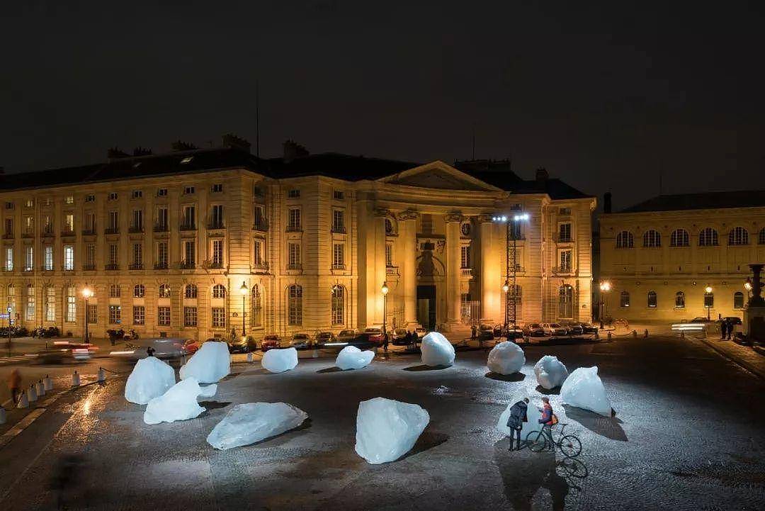Ice clock，Solar lamp，Olafur Eliasson，yellow，Geometry，