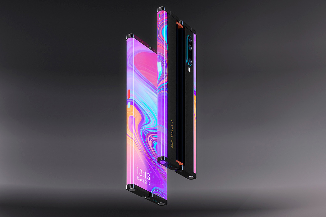 Foldable，Mobile phone design，mi，