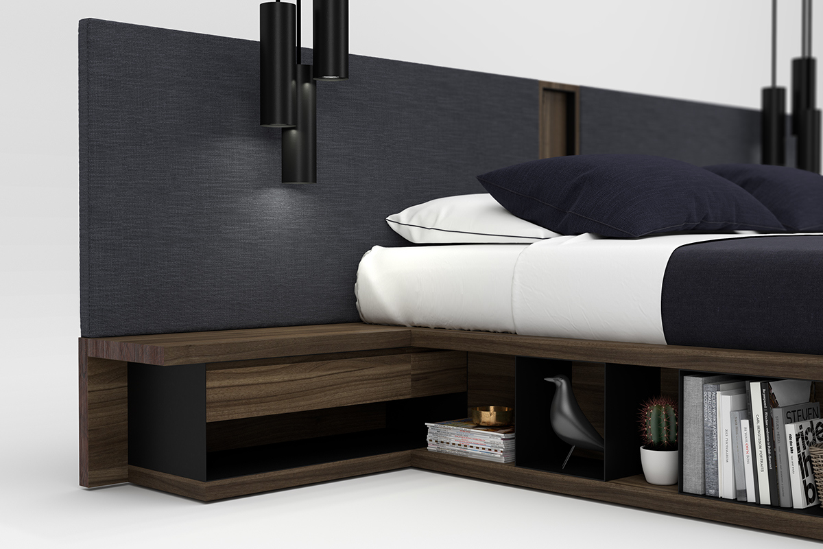 Double bed，Receive，Home Furnishing，Storage，