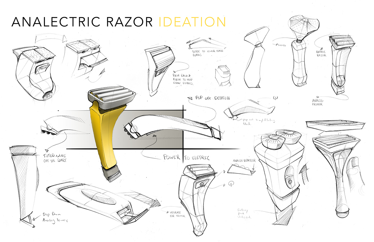 razor，Electric shaver，modelling，Design，Appearance design，