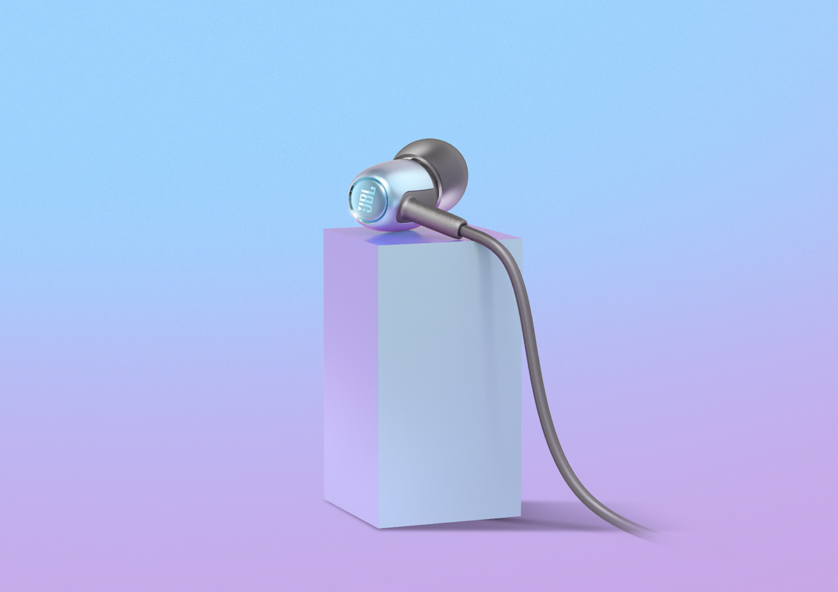 JBL DUET MINI，wireless，headset，design sketch，