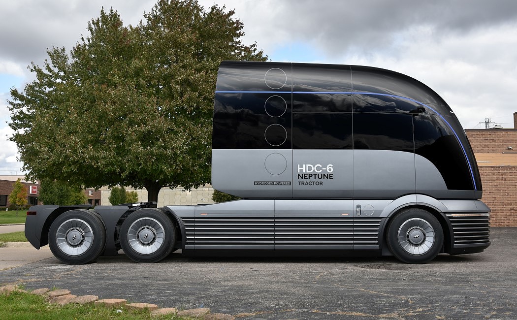 Half truck，automobile，industrial design，Hdc-6 Neptune truck，truck，