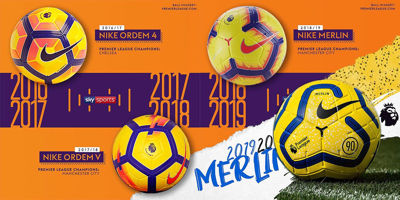 Football，Premier League，Nike Merlin Weiss，