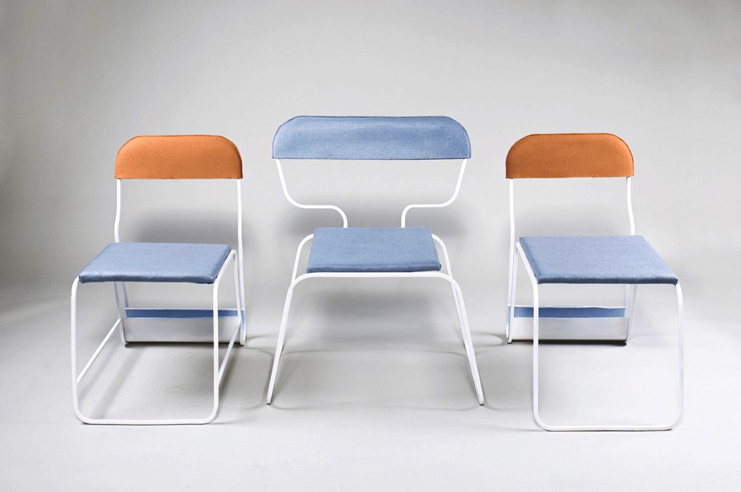 Superimposed chair，furniture design ，chair，Social chair，Armchair，