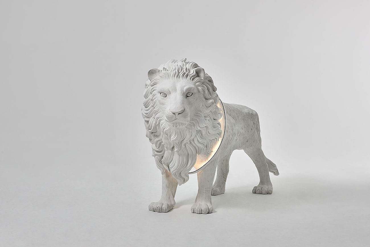 lion，Sculpture，Floor lamp，