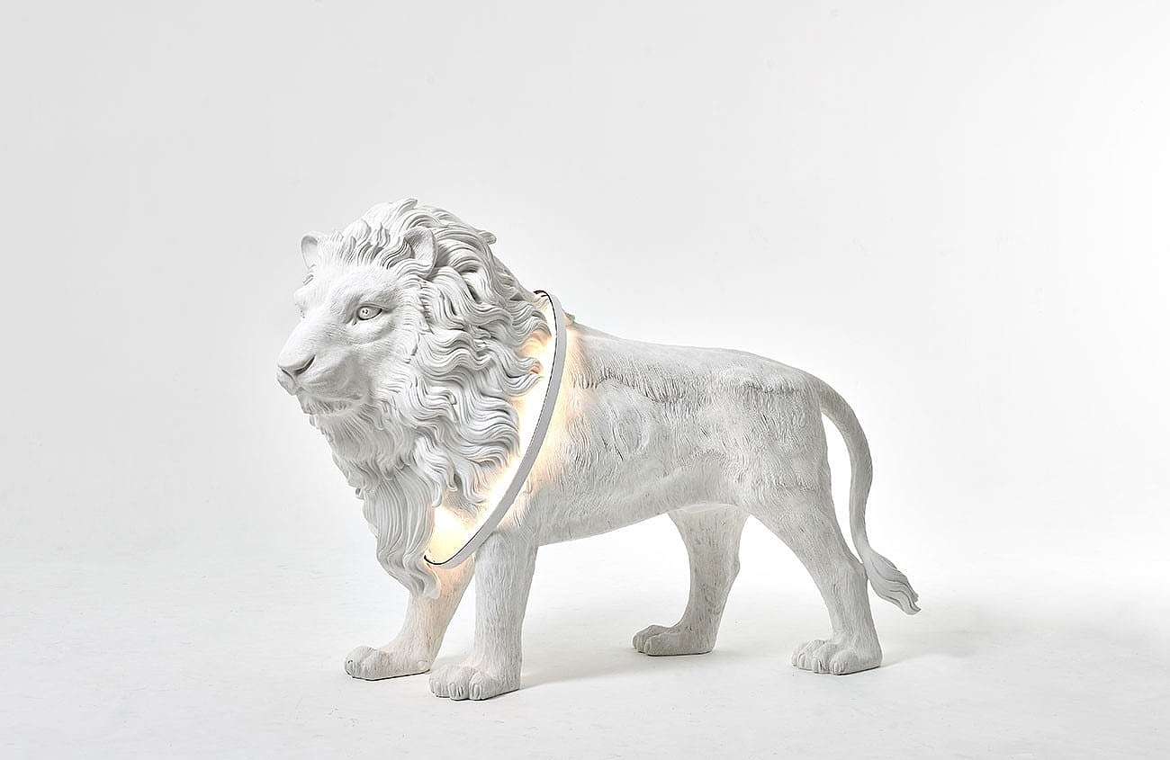 lion，Sculpture，Floor lamp，