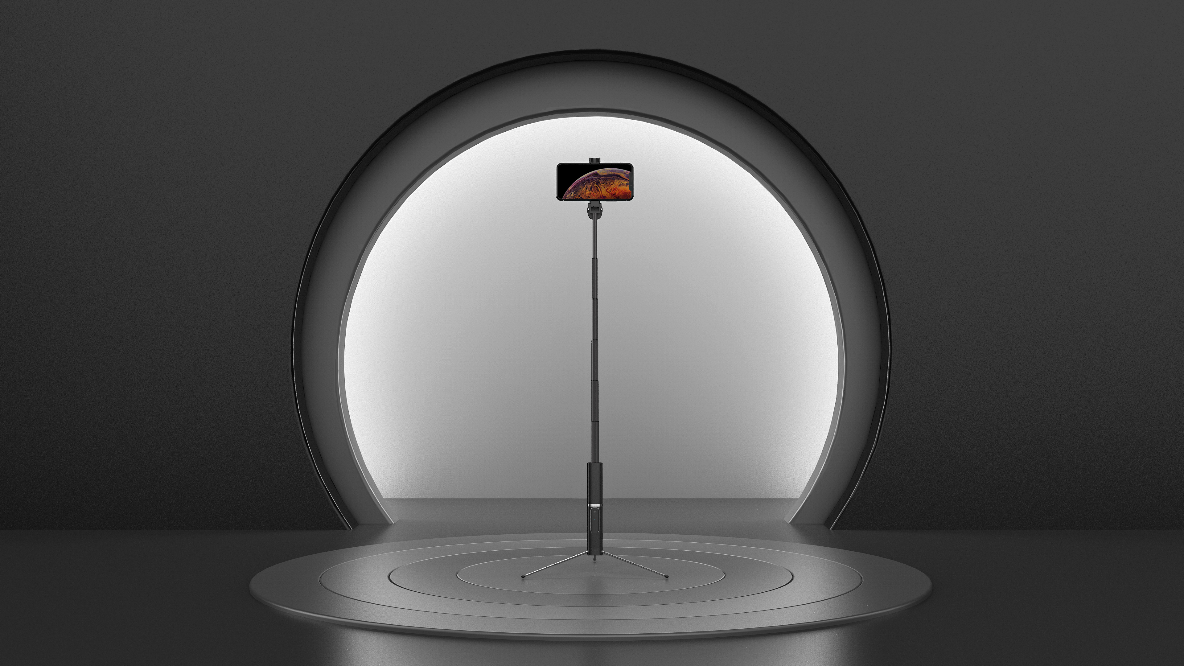 selfie stick，Integrated design，Portable design，