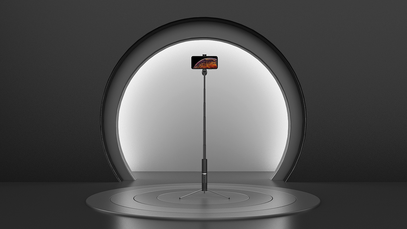 selfie stick，Integrated design，Portable design，
