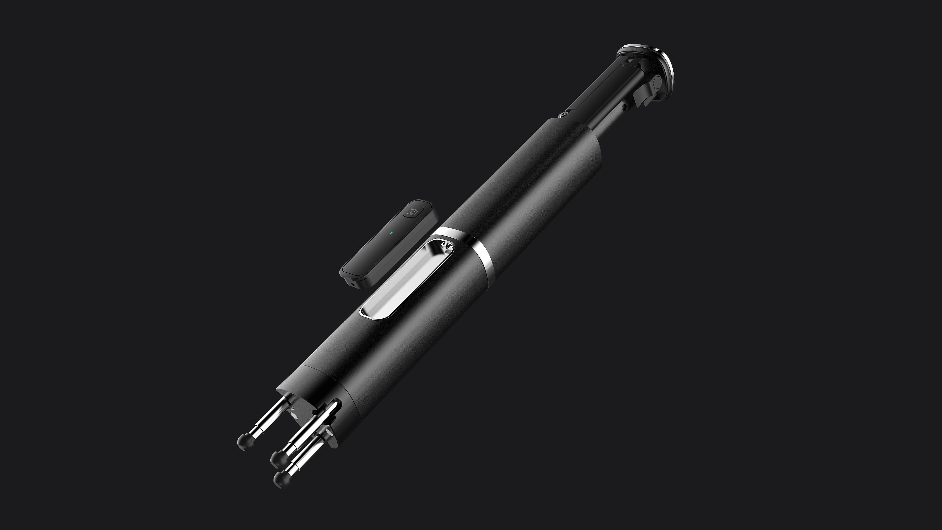 selfie stick，Integrated design，Portable design，