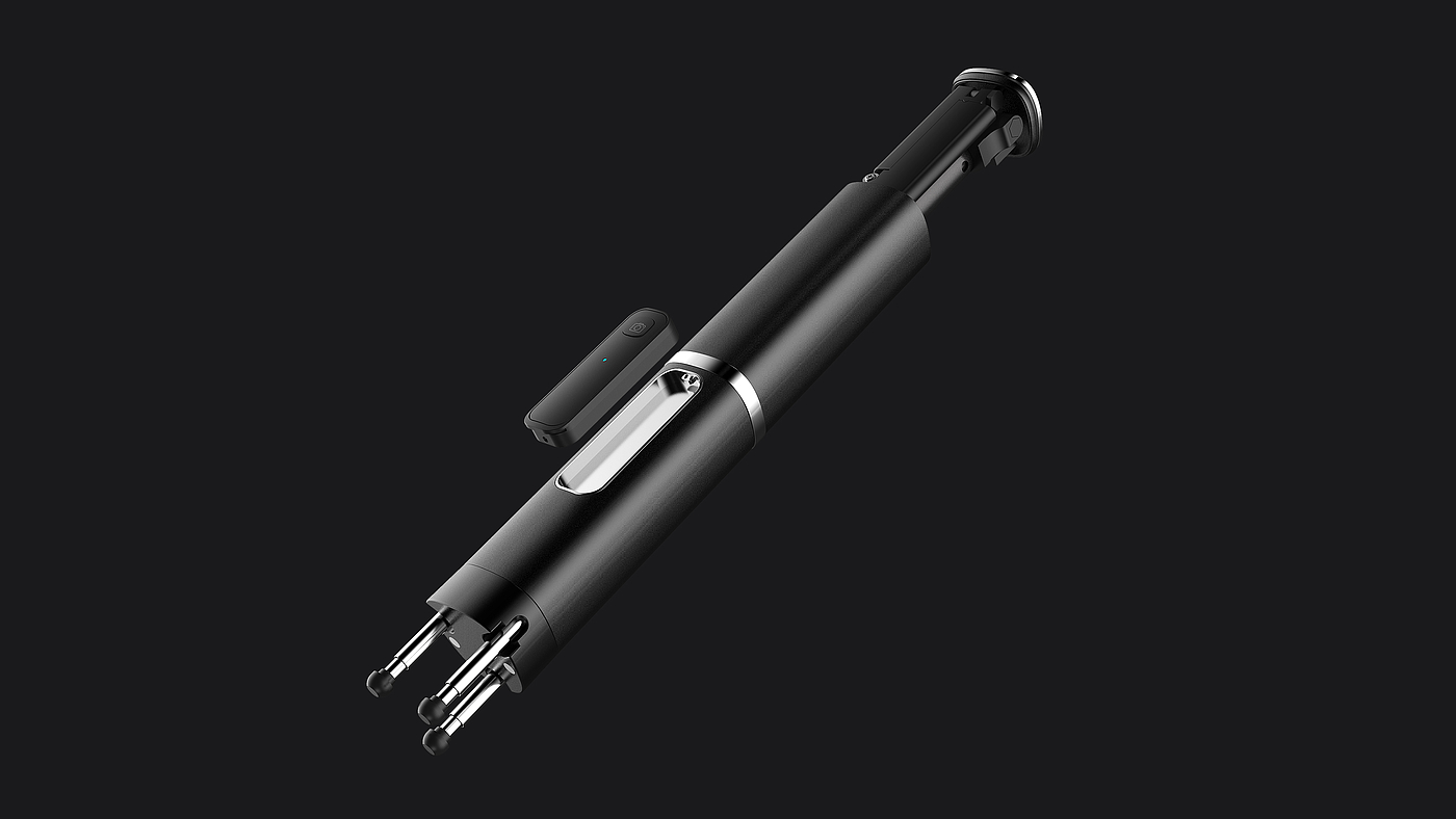 selfie stick，Integrated design，Portable design，