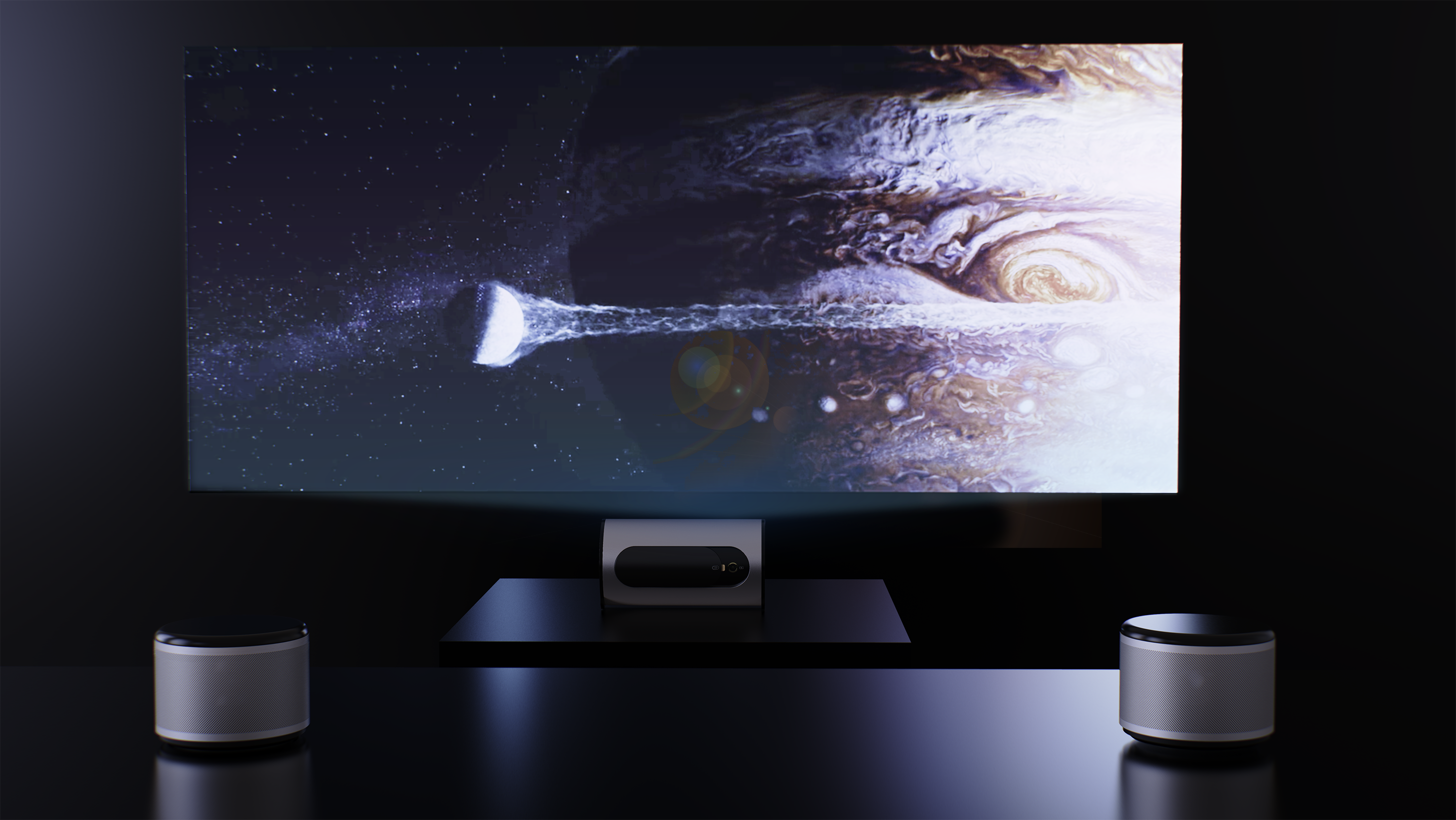 sample reels，product design，Render，keyshot，loudspeaker box，Projector，