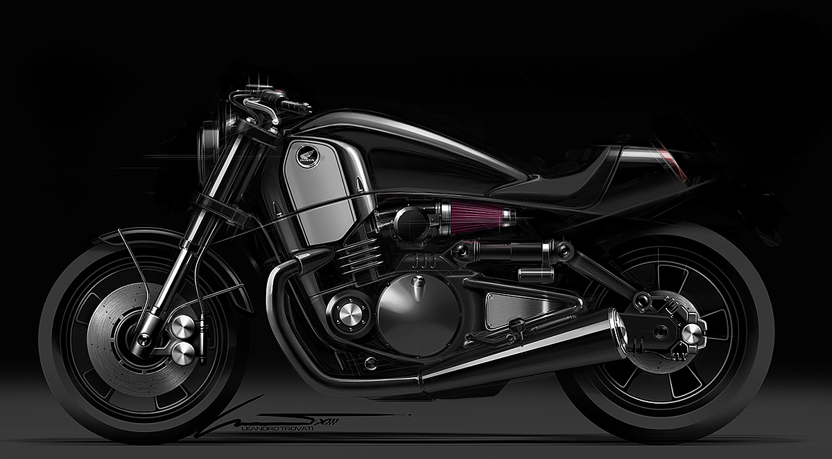 摩托车，效果图，产品图，手绘，渲染，