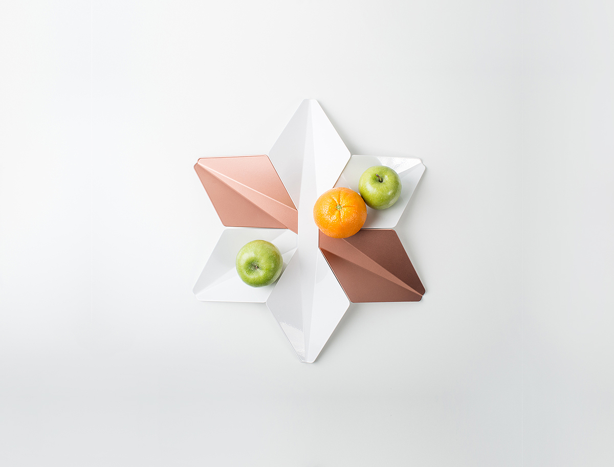 Metal，Fruit plate，Nova Fruitbowl，