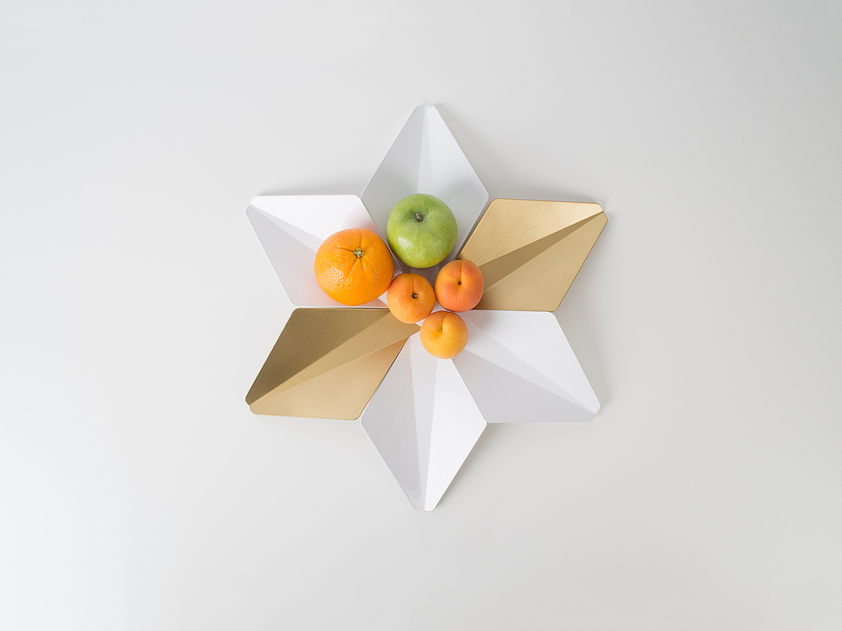 Metal，Fruit plate，Nova Fruitbowl，