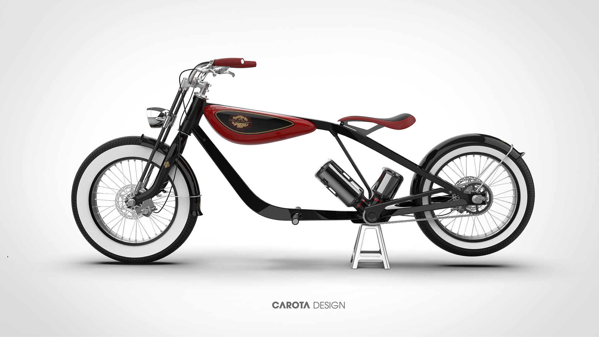 originality，Design，Motorcycle，Classic, Ebike.，