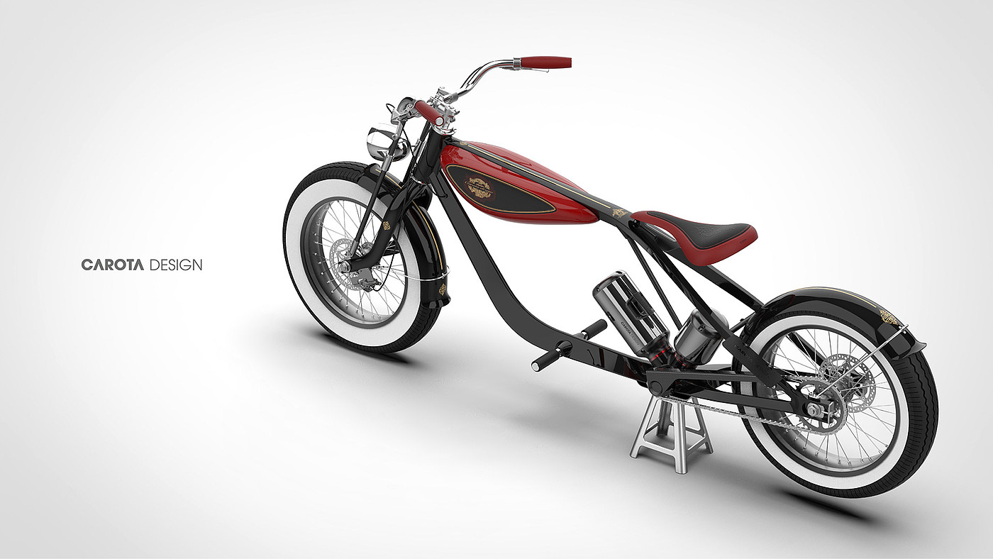 originality，Design，Motorcycle，Classic, Ebike.，