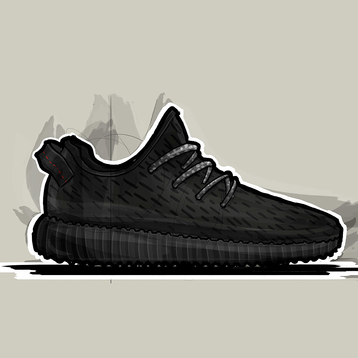 nike，sneakers，Design manuscript，