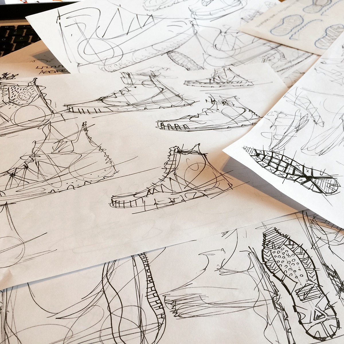 nike，sneakers，Design manuscript，