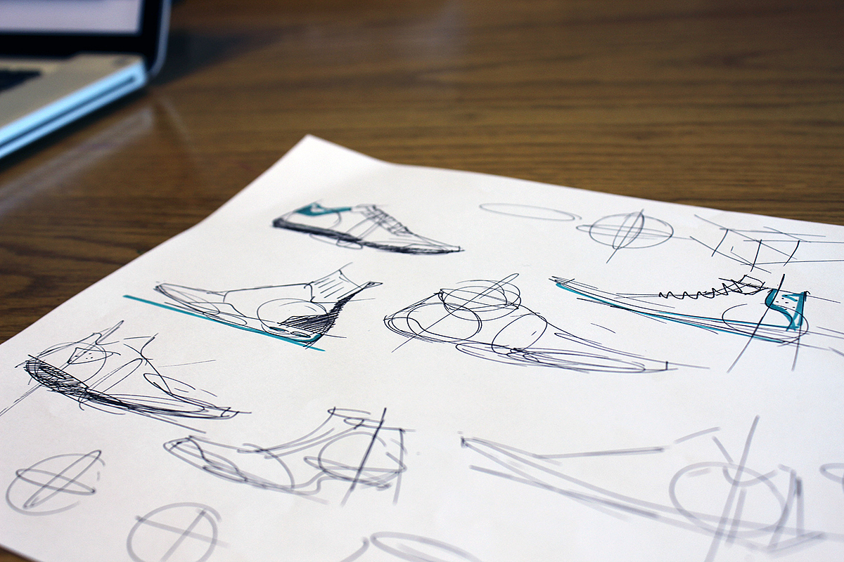 nike，sneakers，Design manuscript，