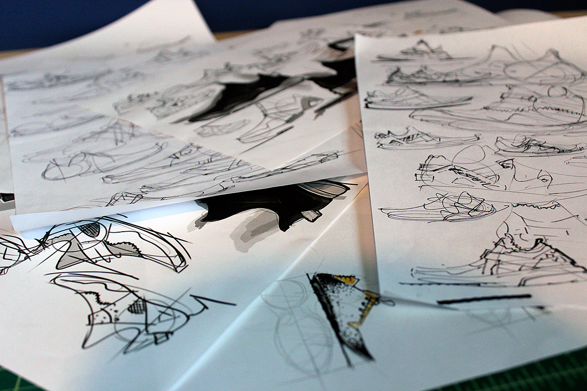 nike，sneakers，Design manuscript，