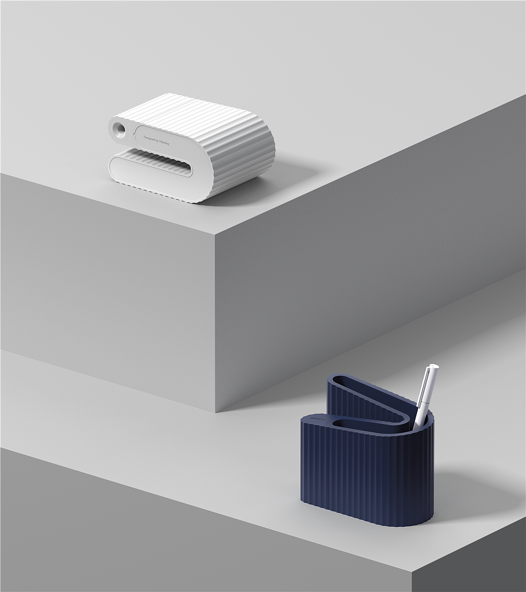 product design，sample reels，Stationery storage，keyshot，Render，modeling，