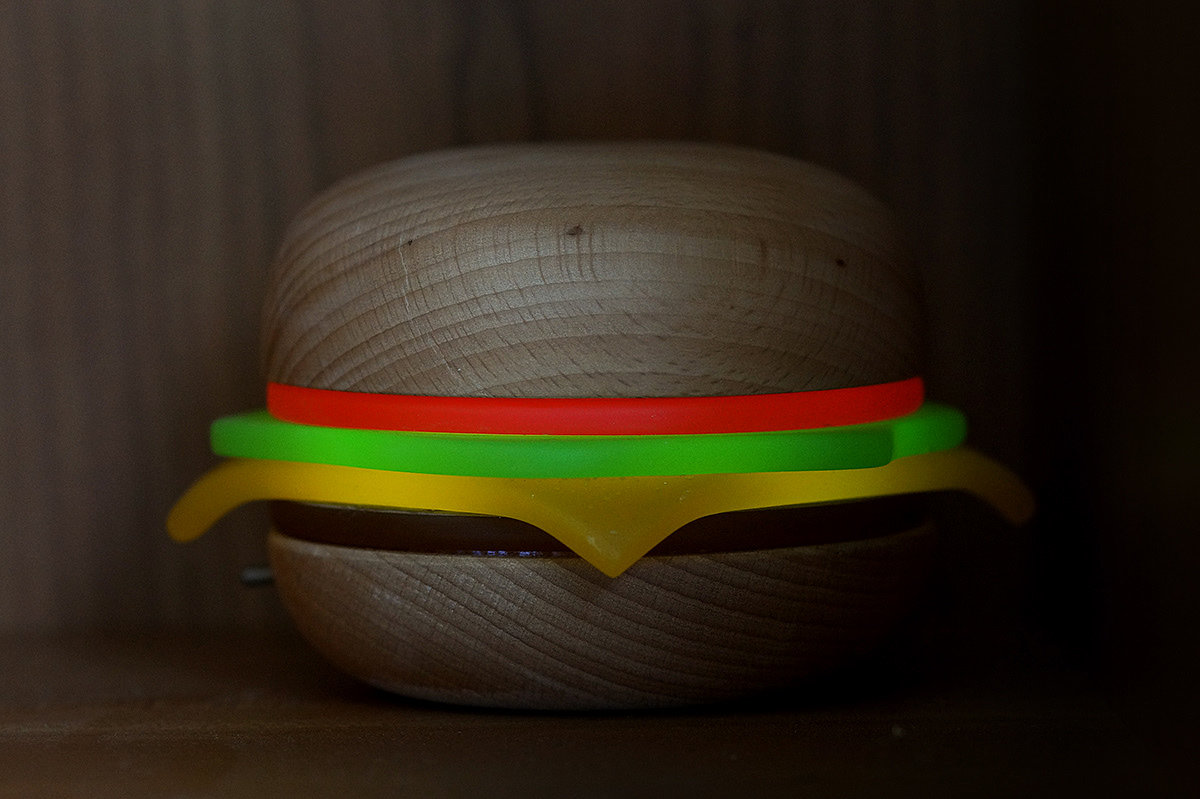 usb，resin，light，light-emitting diode，hamburger，lamp，