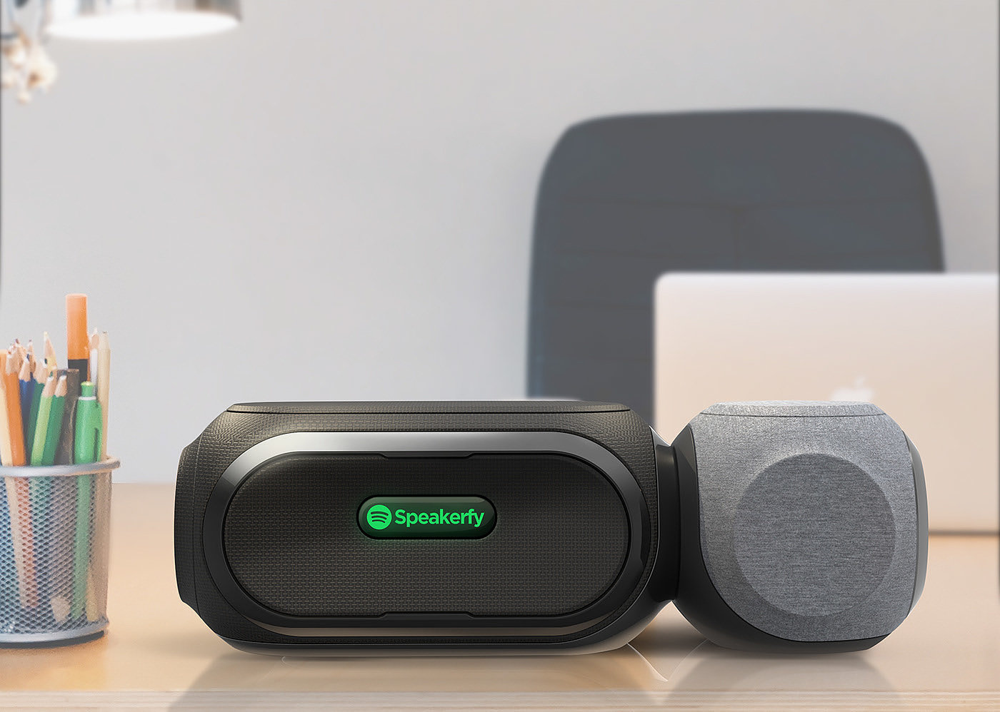 speaker，loudspeaker box，music，modularization，black，modern，