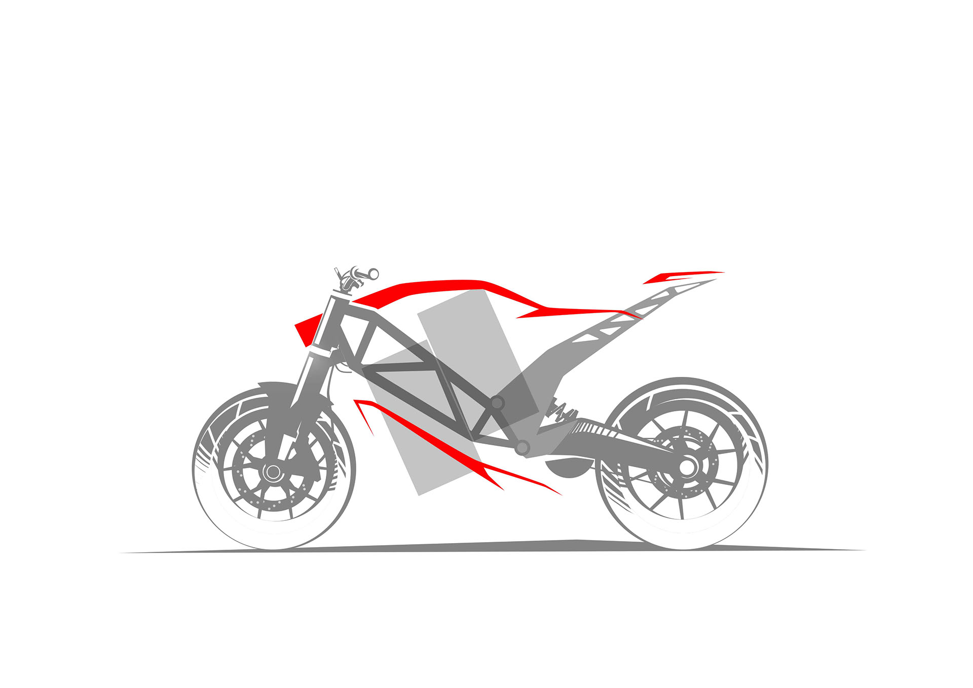 illustration，Hand drawn，automobile，motorcycle，Toke motorcycle，