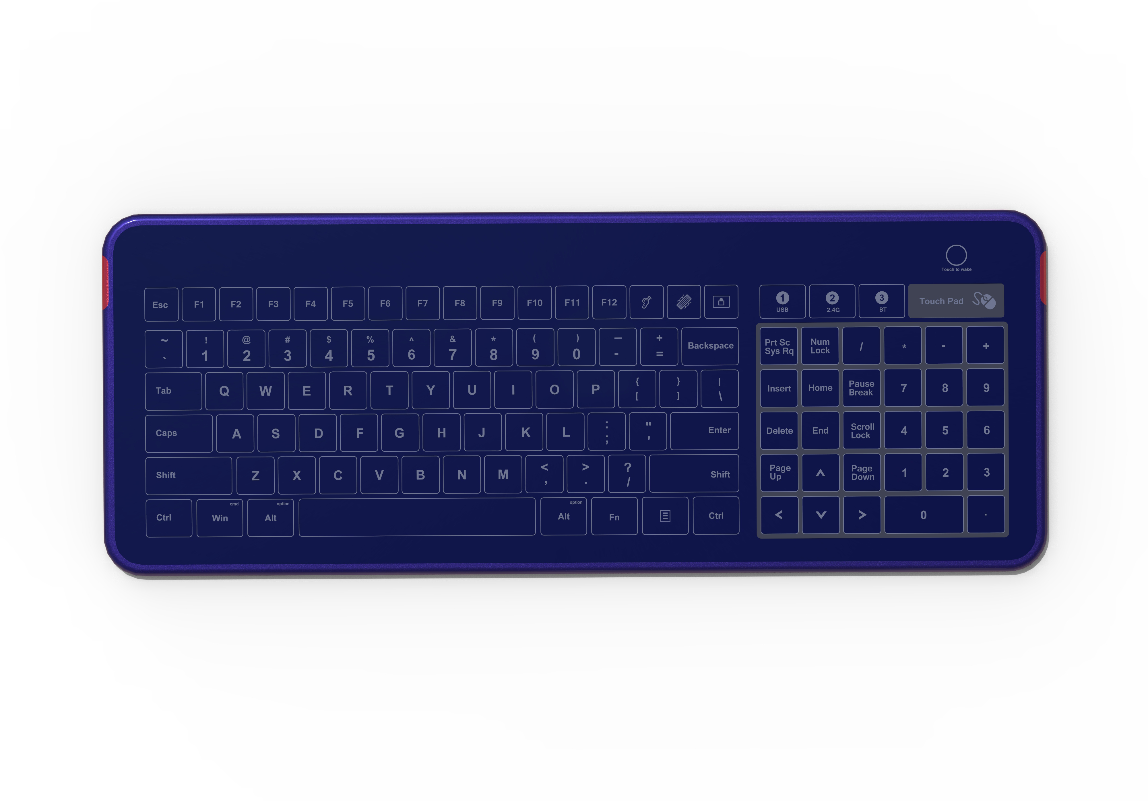 Easy to clean and waterproof keyboard，Touch keyboard，Technology keyboard，Innovative keyboard，Glass keyboard，Touch keyboard，Office keyboard，keyboard，