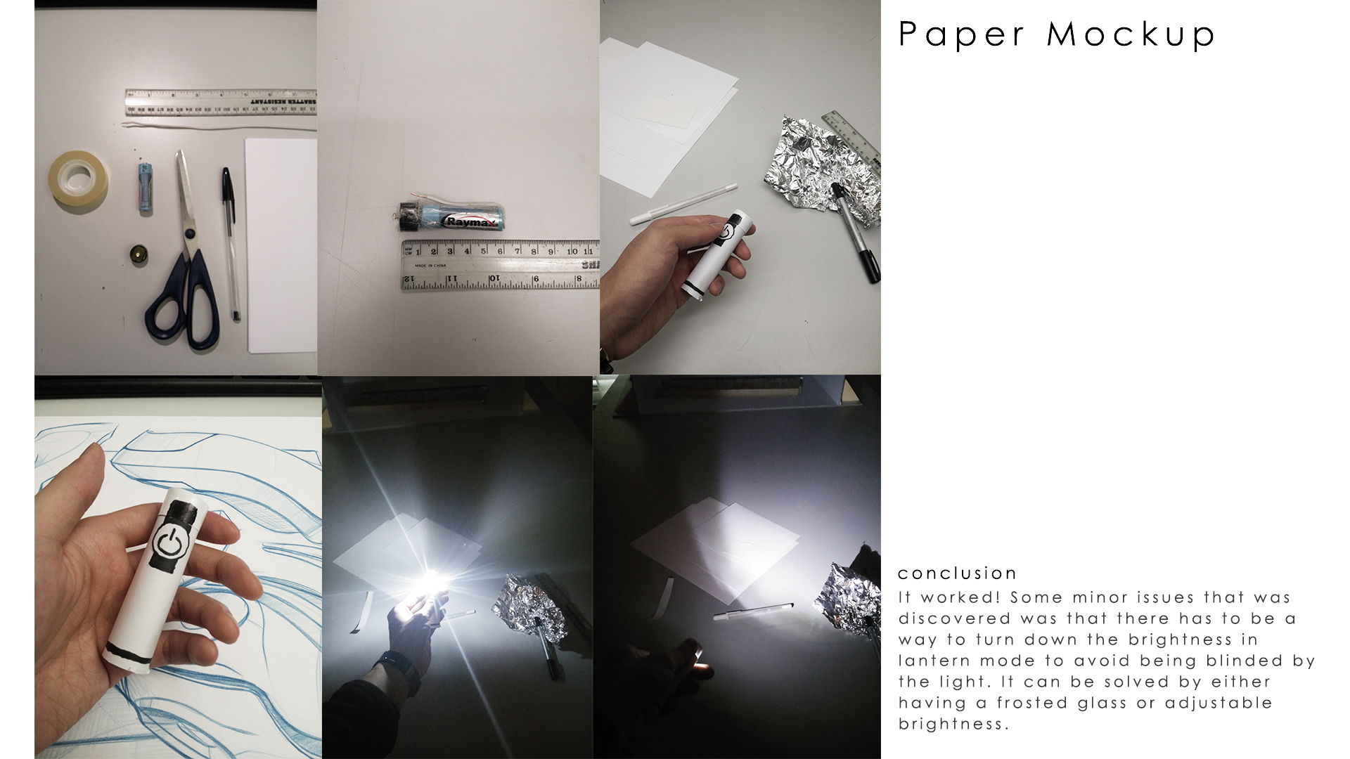 Flashlight，Design，originality，