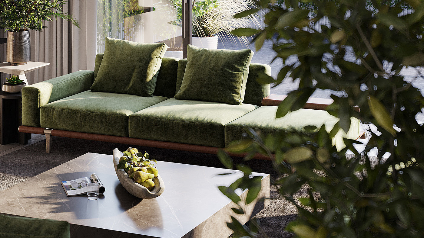 Interior design，sofa，furniture，
