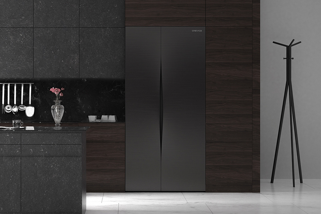 Matte black，furniture，Crevice，Refrigerator，