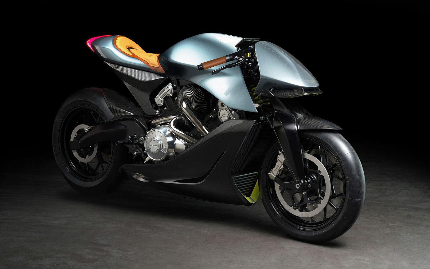 carbon fibre，aerodynamics，Limited motorcycle，Aston Martin，