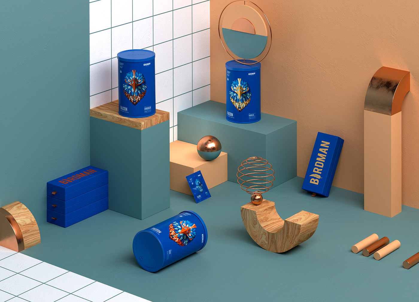 Organic food，brand，packing，Birdman，