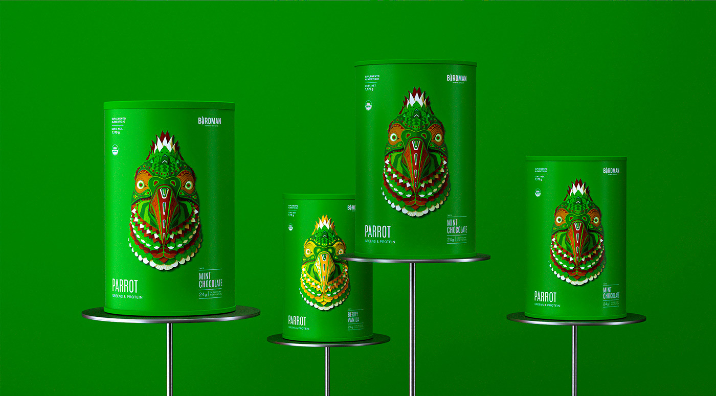 Organic food，brand，packing，Birdman，