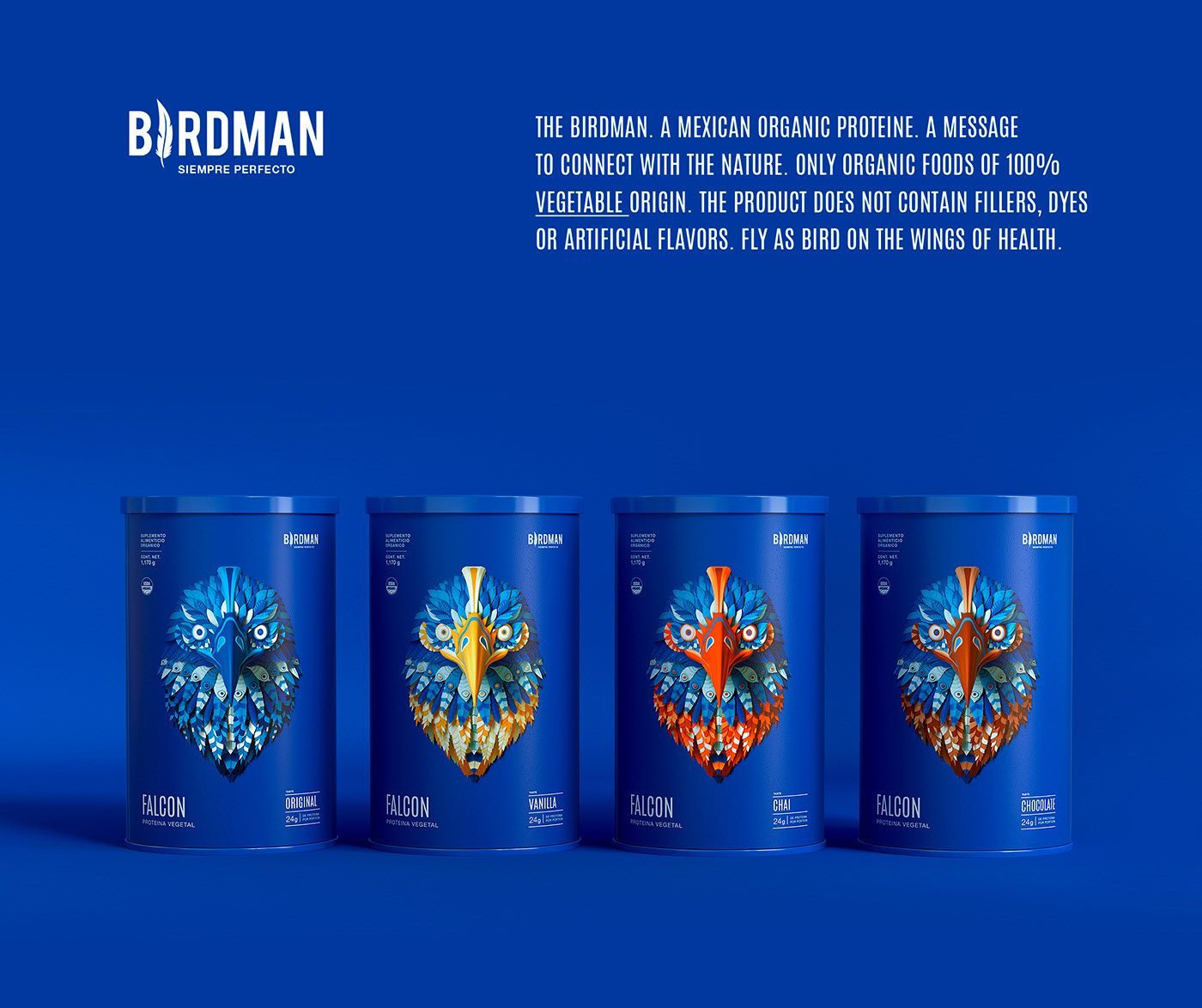 Organic food，brand，packing，Birdman，