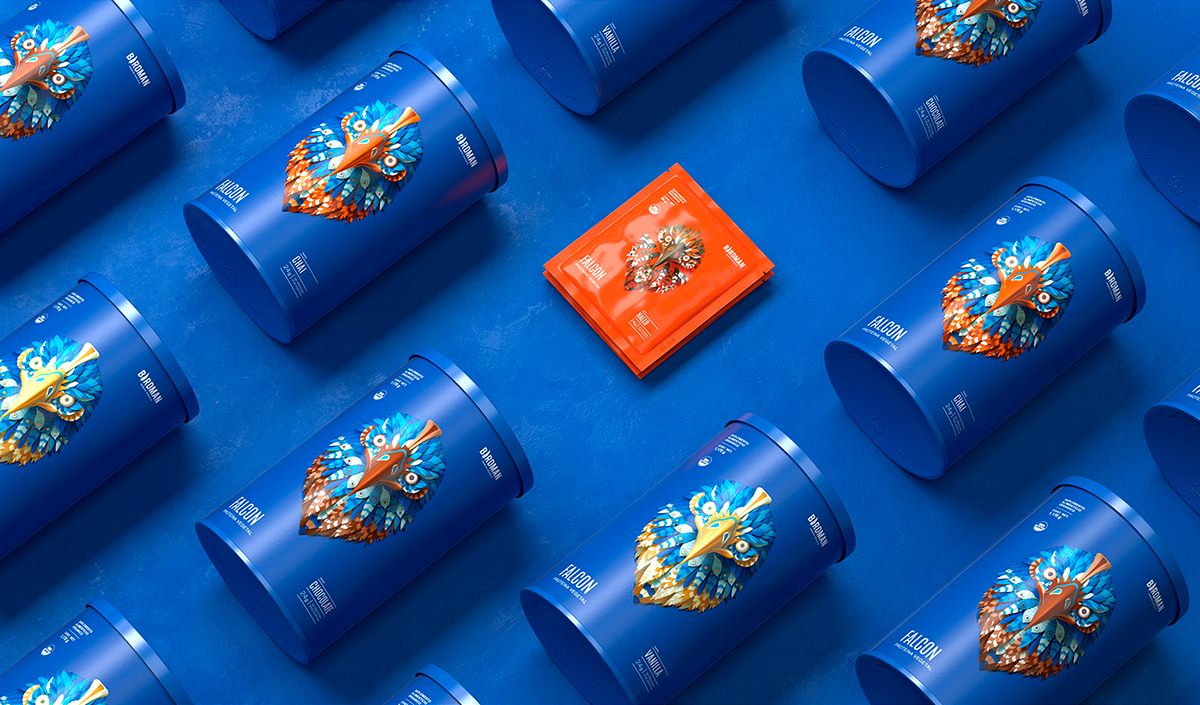 Organic food，brand，packing，Birdman，