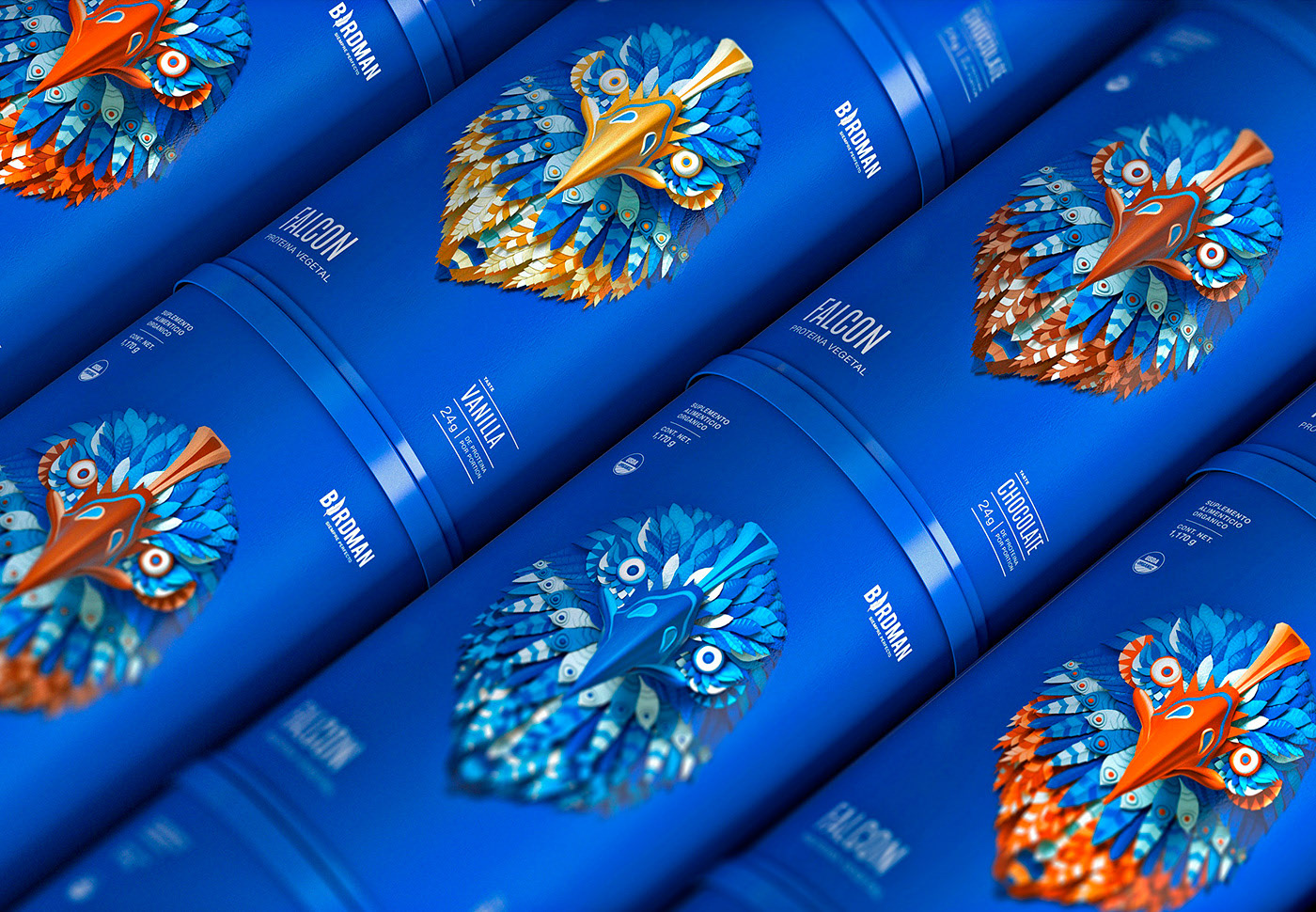 Organic food，brand，packing，Birdman，