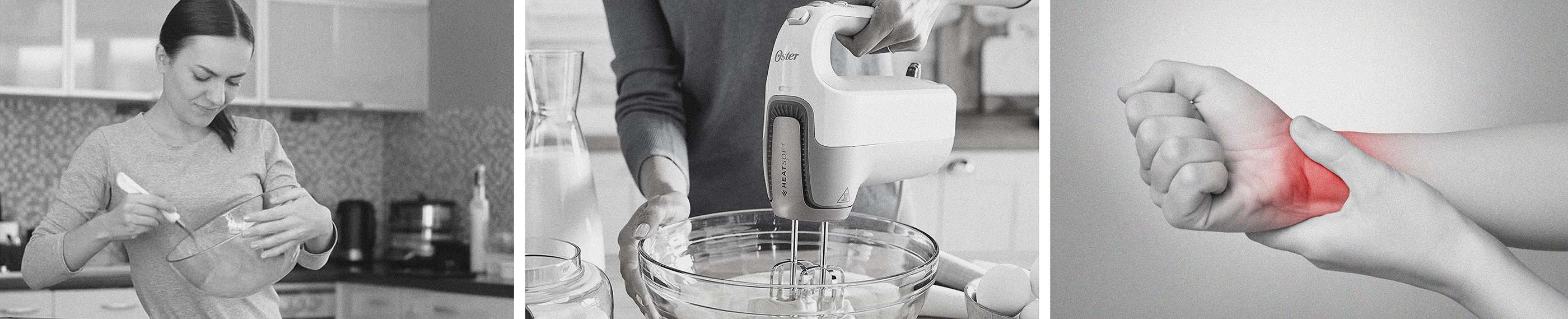 Rotary hand mixer，white，Glass，