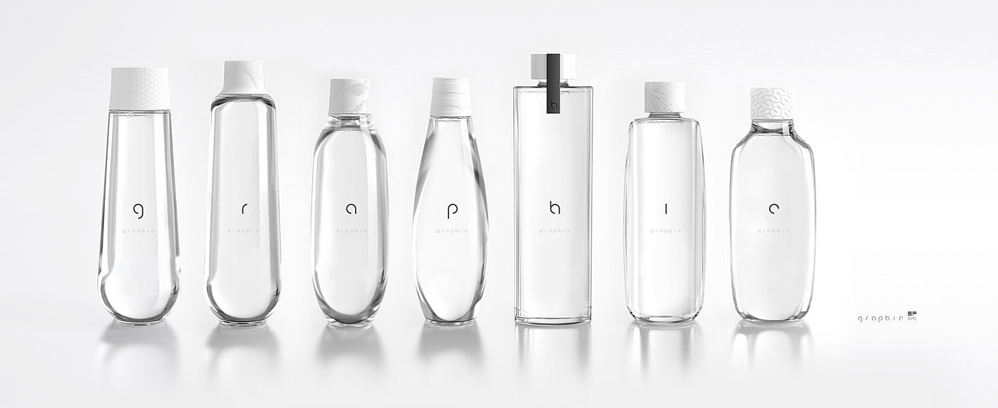 Modeling design，bottle cap，Water bottle design，graphic，