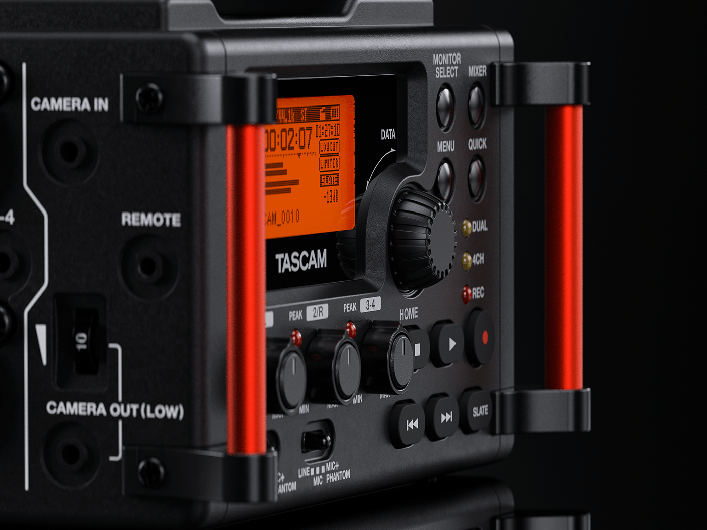 Tascam DR-60D MK II，Photographic equipment，black，